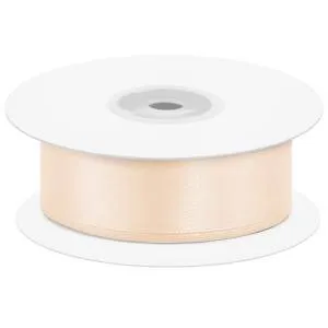 Лента атлас бежевый 12 мм*22,85 м