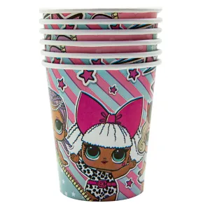 Стакан Кукла ЛОЛ / 6 шт.