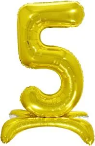 32" Цифра на подставке "5" золото/ Китай 132015