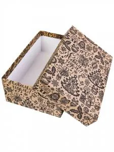 Коробка-Крафт Новогодние Игрушки 19*12*7,5мм/Кор-2139