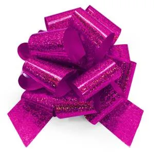 Бант голография Фуше 21 см / 6231054