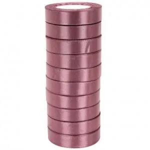 Лента атлас красно-коричневая 20 мм*22,85м/88033468