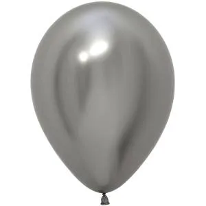 12" Зеркальные шары Рефлекс Серебро (Колумбия) /12 шт