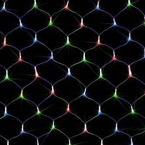 Гирлянда-сетка МНОГОЦВЕТНАЯ 2,5*2,5 м.(Ч11065)