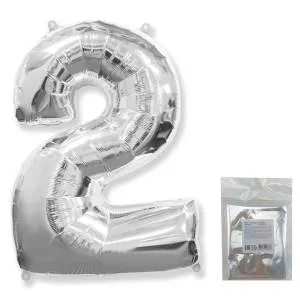 Цифра "2" - серебро в упак/ Flexmetal 1207-3064