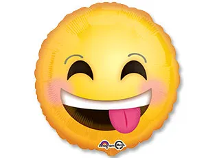 Шар 18" Улыбка эмоциональная (Анаграм)/1202-2152
