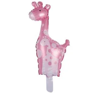 МИНИ Жираф розовый (Китай)/1206-0907