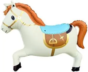 28" Лошадка белая (для воздуха)/ Китай 27348