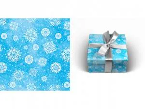 Бумага упак. Снежинки 70*100см /УБ-0690 Optima