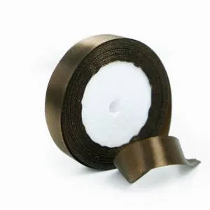 Лента атлас графит 20 мм*22,85 м / 190841