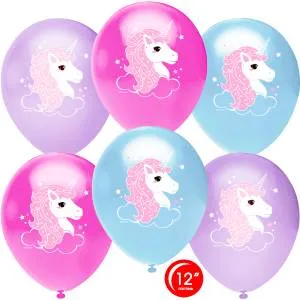 12" Нежный единорог, ассорти пастель (Турция) 812102-25