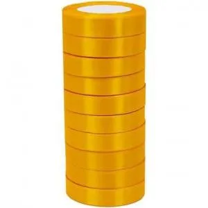 Лента атлас ярко-желтый 20 мм*22,85м/ 88011089