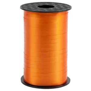 Лента полипропилен. 0,5 см*250 м.Оранжевый, Лаковый 6233120