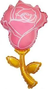 Роза розовая 37"/94 см (Китай)/190246