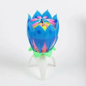 Свеча д/торта музыкальная "Цветок" 2385921