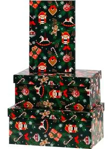Коробка 15*10*5 см Новогодняя сказка