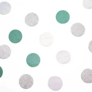 Гирлянда-подвеска "Круг" голубой микс 200 см /62244028