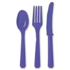 Столовые приборы фиолетовые 24 шт. 1502-1320