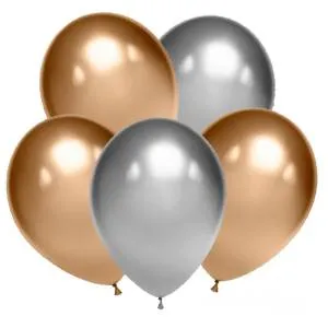 12" Зеркальные металлик(золото, серебро)  (Китай)