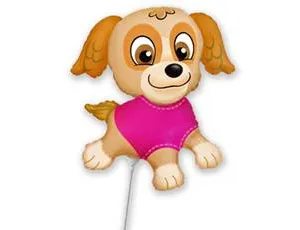 Щенок в желтом/розовом