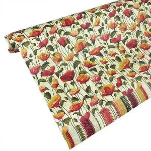 Бумага упак. Маковое поле 70*100 см/10 шт     