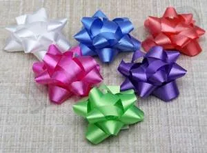 Бант-звезда Классика 5*5см.(12 шт) / БЛ-9842