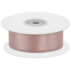 Лента атлас абрикосовый 7мм*22,85м / 87995938