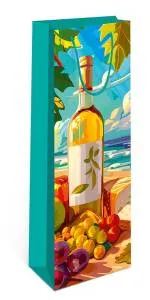 Пакет подарочный 12*36*8,5 см. под бутылку / 0194.390