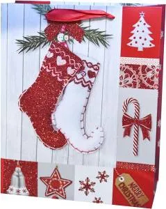 Пакет "Новогодние носочки" 23*18*10/210705S1