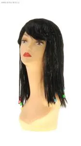 Парик Брюнетка "Заплетенные косички" 329085