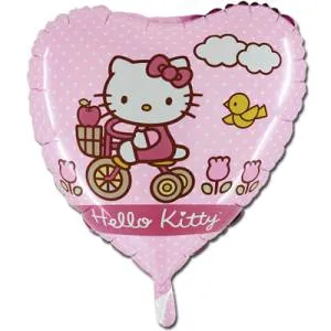 18" Hello Kitty на велосипеде (Flexmetall)/1202-1791