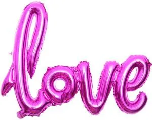 Надпись "LOVE" фуше 41"/Китай 17382