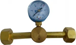 Перекачка гелия с 40 л. баллона на 10 л. баллон (Россия)