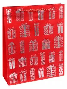 Пакет подарочный ПКП-2570 26*32*10 см с мат.ламинацией и тиснением фольгой