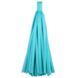 Помпон кисточка 35 см. (бирюзовый) 12 листов