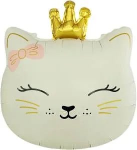 24" Кошечка Принцесса, кремовый сатин / Китай 26288