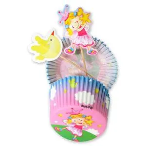 Тарталетка бум.+украшение "Звездная Фея" 48шт.