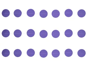 Гирлянда на нитке Круги Фиолет 2,2м /1404-0518