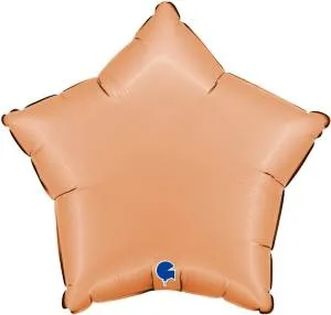 18" Звезда сатин Персик (Grabo)/ 192000SPEA