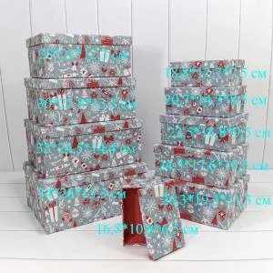 Коробка 34*26*15,3 см "Новый Год"-2288