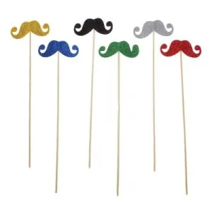 Усы на палочке 301833, 301836, 301837,301838