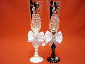 Бокалы свадебные "Силуэт"