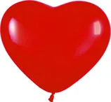 16" сердце красное (red)