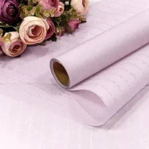 Пленка матовая "Письмо" Светло-сиреневый 0,58*10 м. / 1308/8