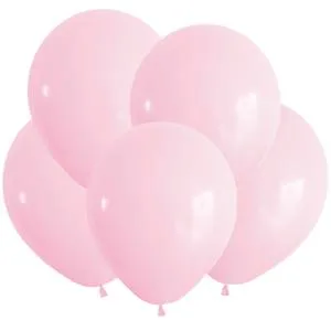 12" Макаронс розовый пастель  (Китай)/212102