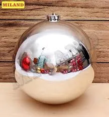 Набор шаров "Праздничное настроение" 10 см, 2 шт. СЕРЕБРЯНЫЙ