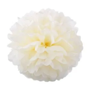 Помпон из бумаги 35 см. (заварной крем) 