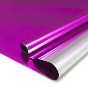 Упак.пленка "Цветной металл" Малиновый 0.6*8,5 м /П356