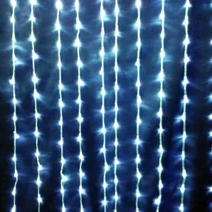 Гирлянда "Занавес" БЕЛАЯ 12 нитей 1,5*1м. 22GS