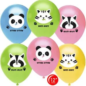 12" Милые зверята, ассорти пастель (Турция/Орбиталь) / 812105